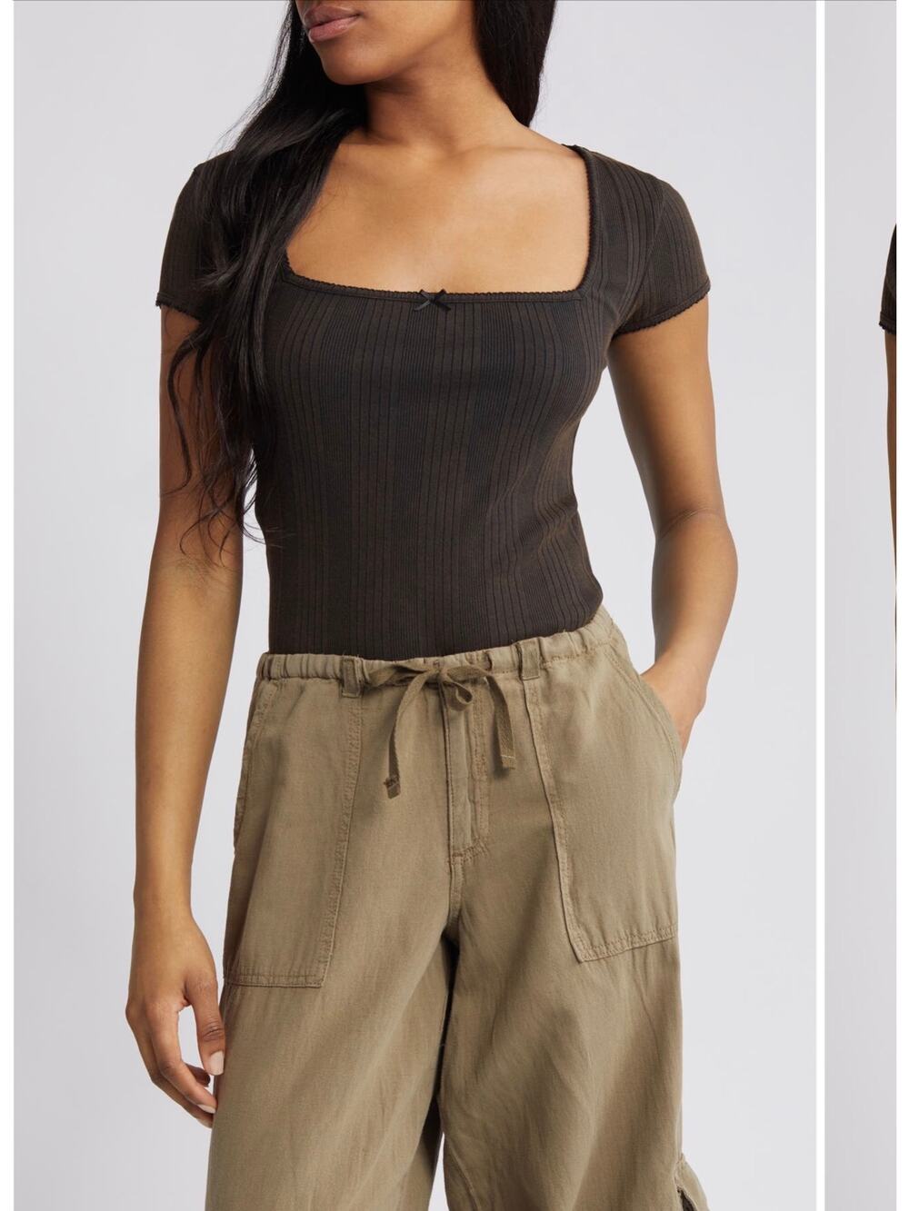 NEOT Urban Outfitters (BDG) Top, Black, XL